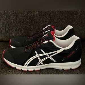 Asics Men’s Rush33 T1H2N 9001 Black & Red Color Shoes Size -12
